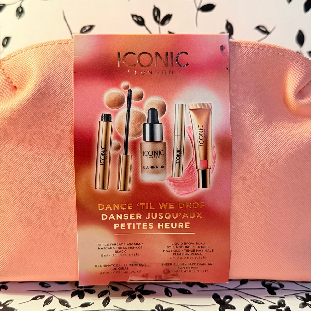 ICONIC London Mascara and Illuminator Set - Gold and Pink